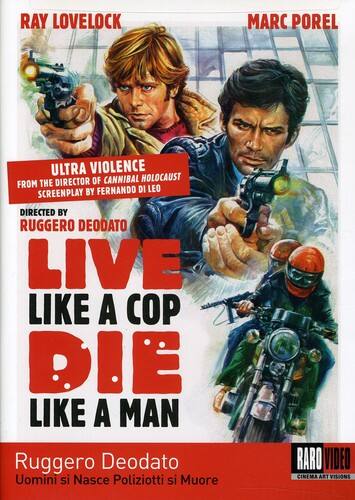 Front. Live Like a Cop, Die Like a Man (Uomini si Nasce Poliziotti si Muore)   - DVD.