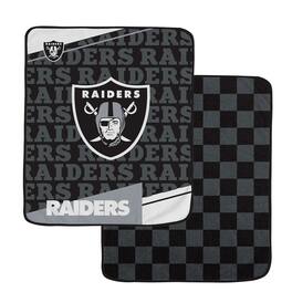 Pegasus - Las Vegas Raiders 60" x 70" Diagonal Ghost Checkered Double-Sided Blanket - Multicolor
