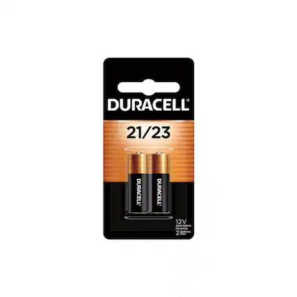 DURACELL
21/23
12V
Alkaline batteries
2 Batteries