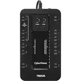 CyberPower - 750VA Ecologic Battery Back-Up System - Black