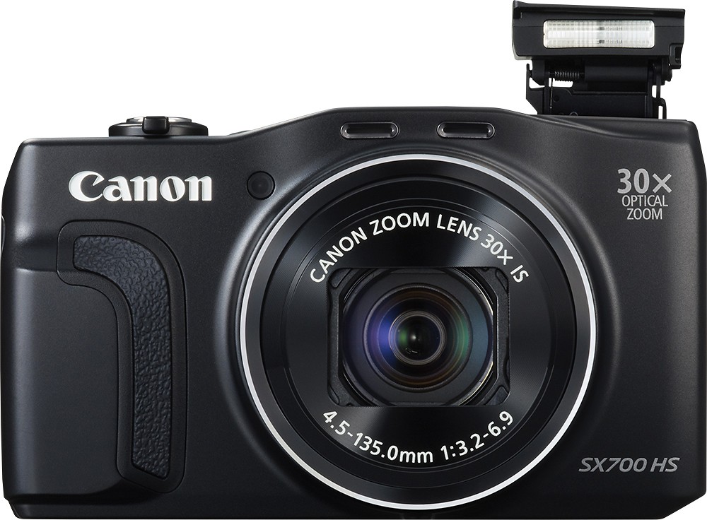 Best Buy: Canon PowerShot HS 16.1-Megapixel Digital Camera Black 9338B001