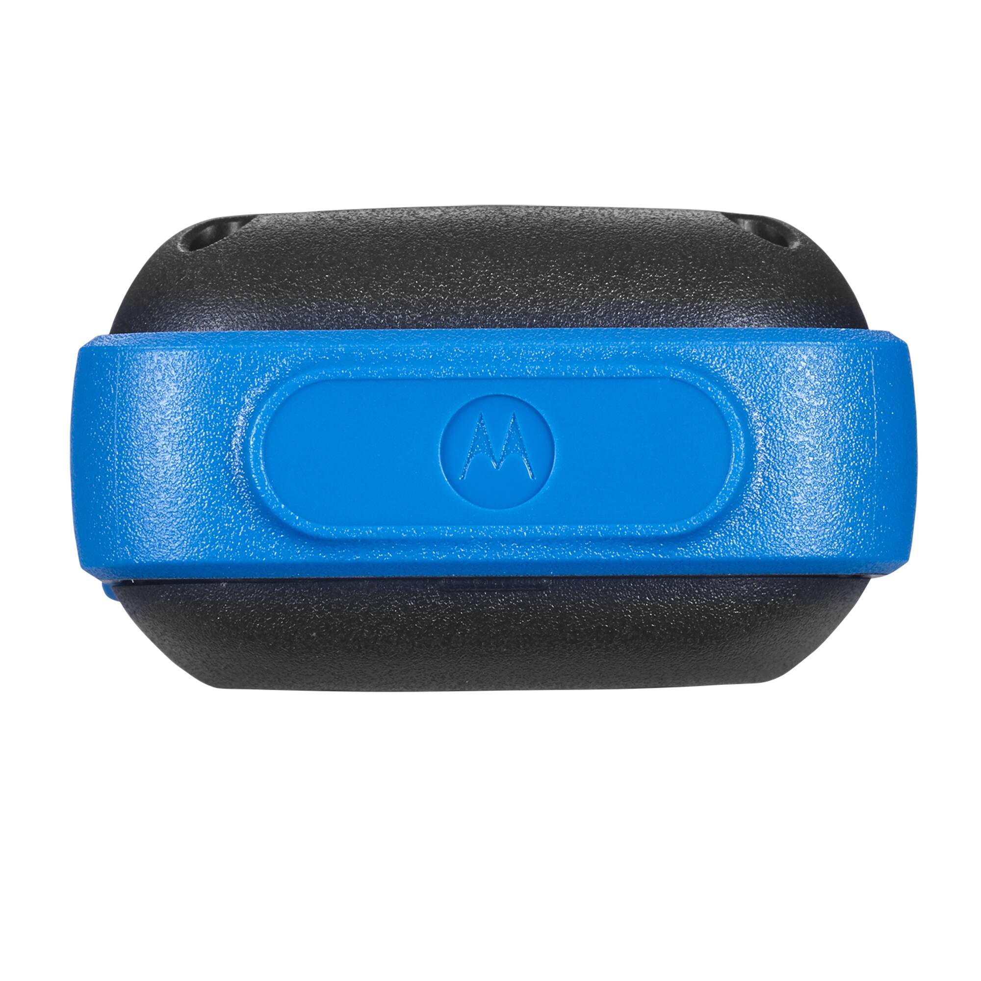 Alt View 8. Motorola - Motorola Solutions T802 35 mi. Bluetooth Two-Way Radio Black/Blue 2-Pack - Black / Blue.