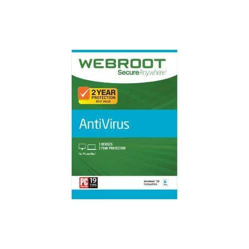 Best Buy: Webroot SecureAnywhere Antivirus 3 Devices 2-Year ...