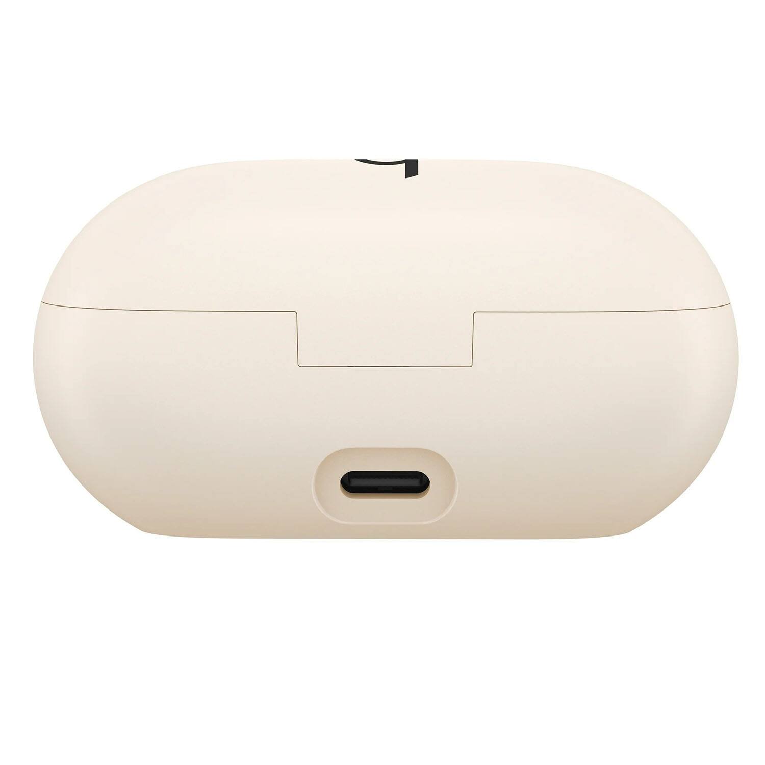 Back. Beats - Beats Solo Buds Bluetooth Wireless Noise Cancelling Earbuds with Charging Case - Matte Ivory - Black.