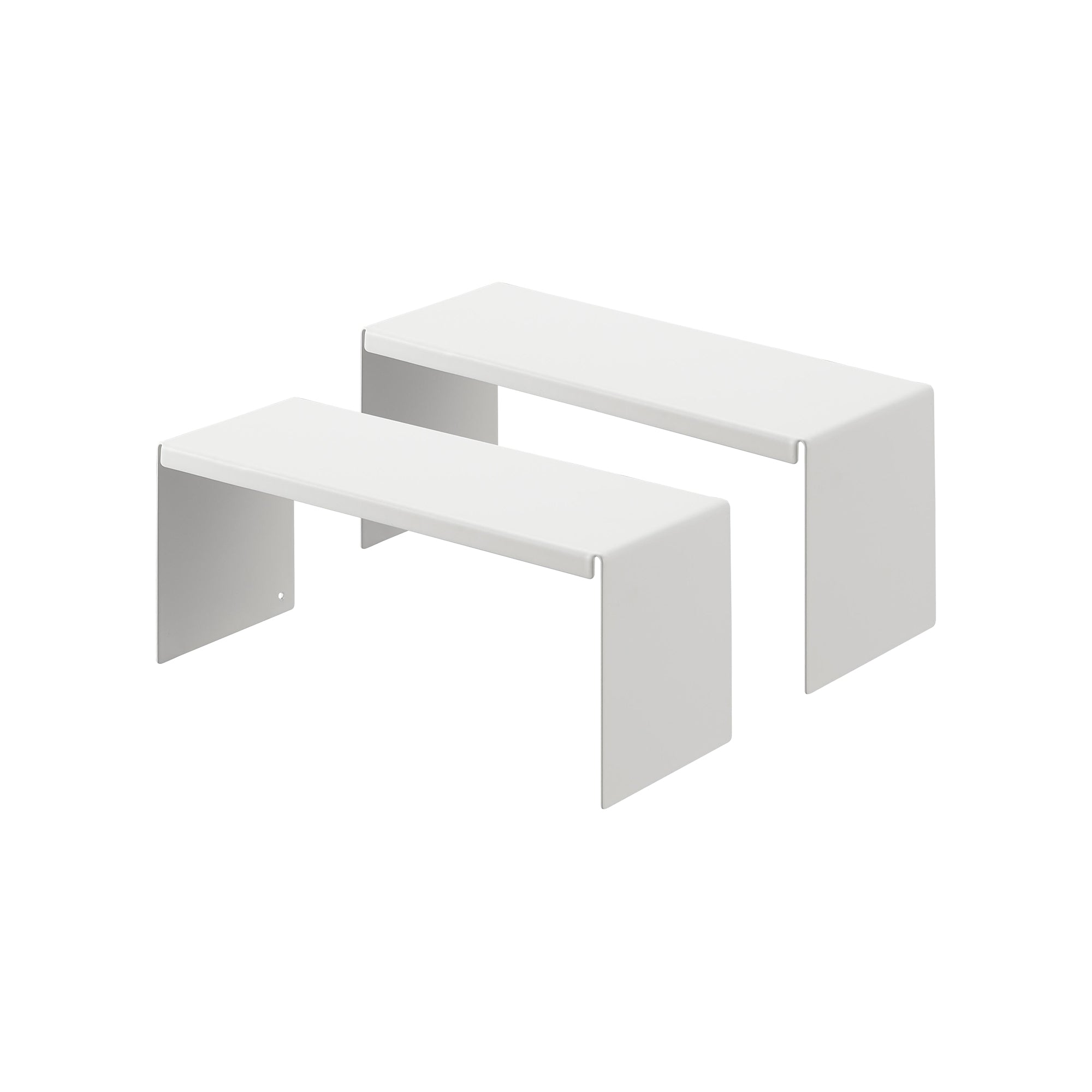 Alt View 8. Yamazaki Home - Medicine Cabinet Riser [Set of 2] - Steel - White.