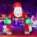 Alt View 11. Costway - 10FT Inflatable Christmas Santa Archway Decoration with Snowman Penguin LED Lights - Multicolor.