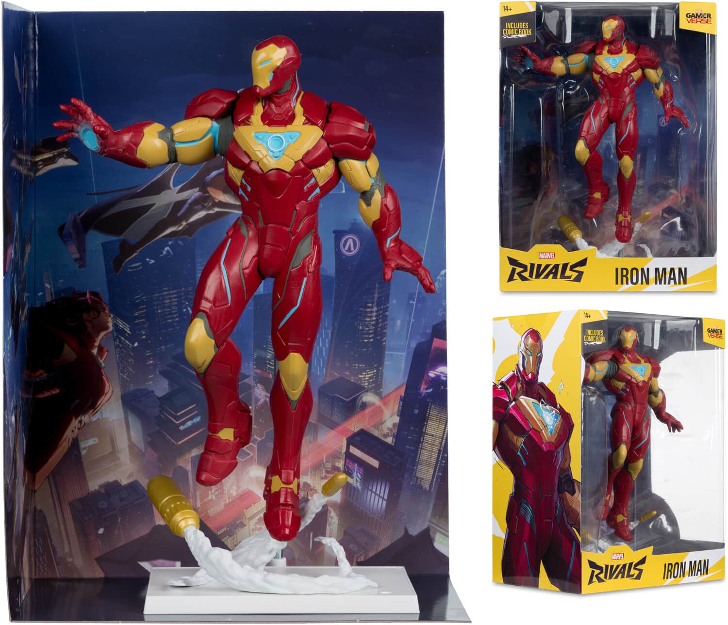 McFarlane Toys - Marvel Rivals - 1:6 Iron Man Figure - COLLECTIBLES - Multicolor