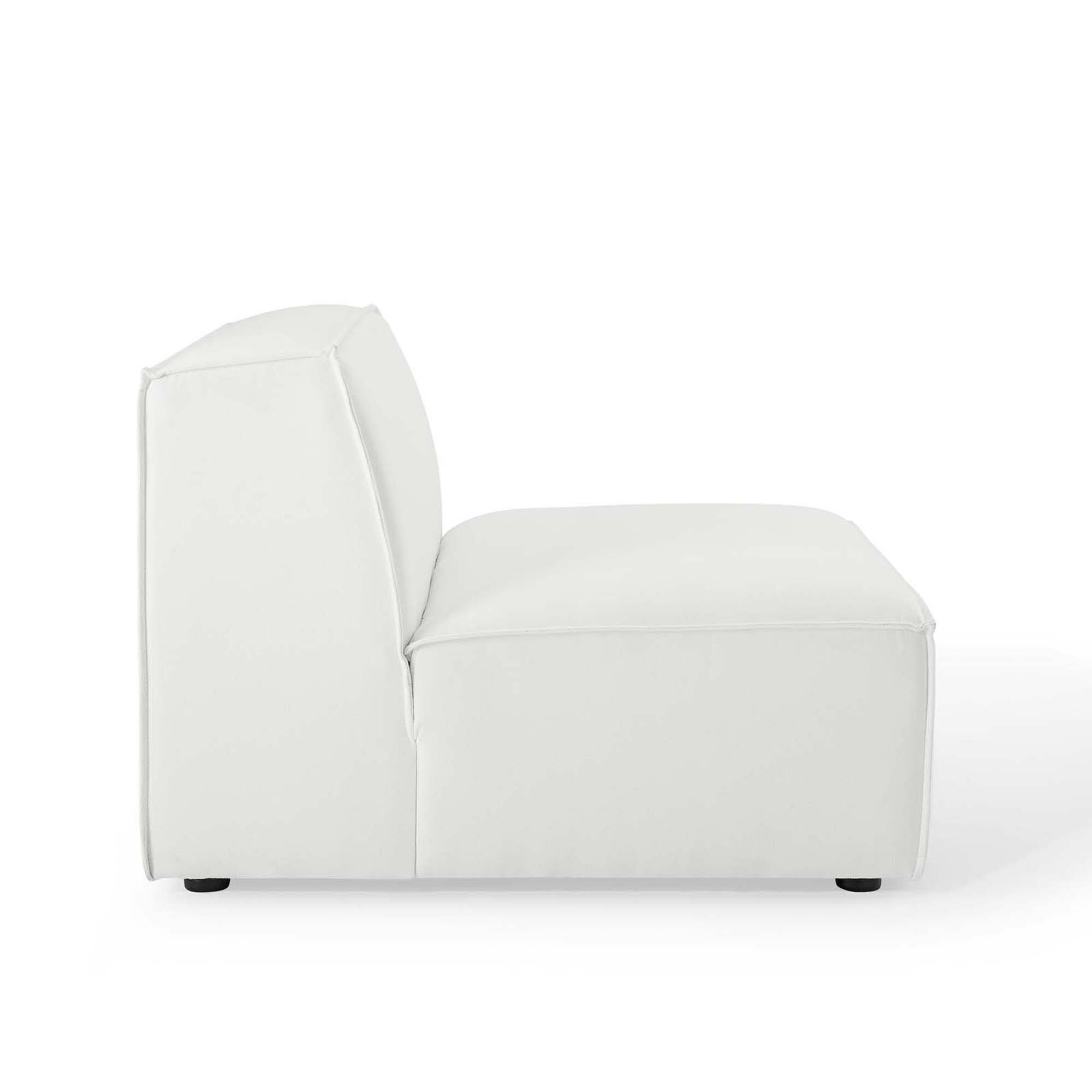 Alt View 6. Modway - Restore 6-Piece Sectional Sofa by Modway - White.