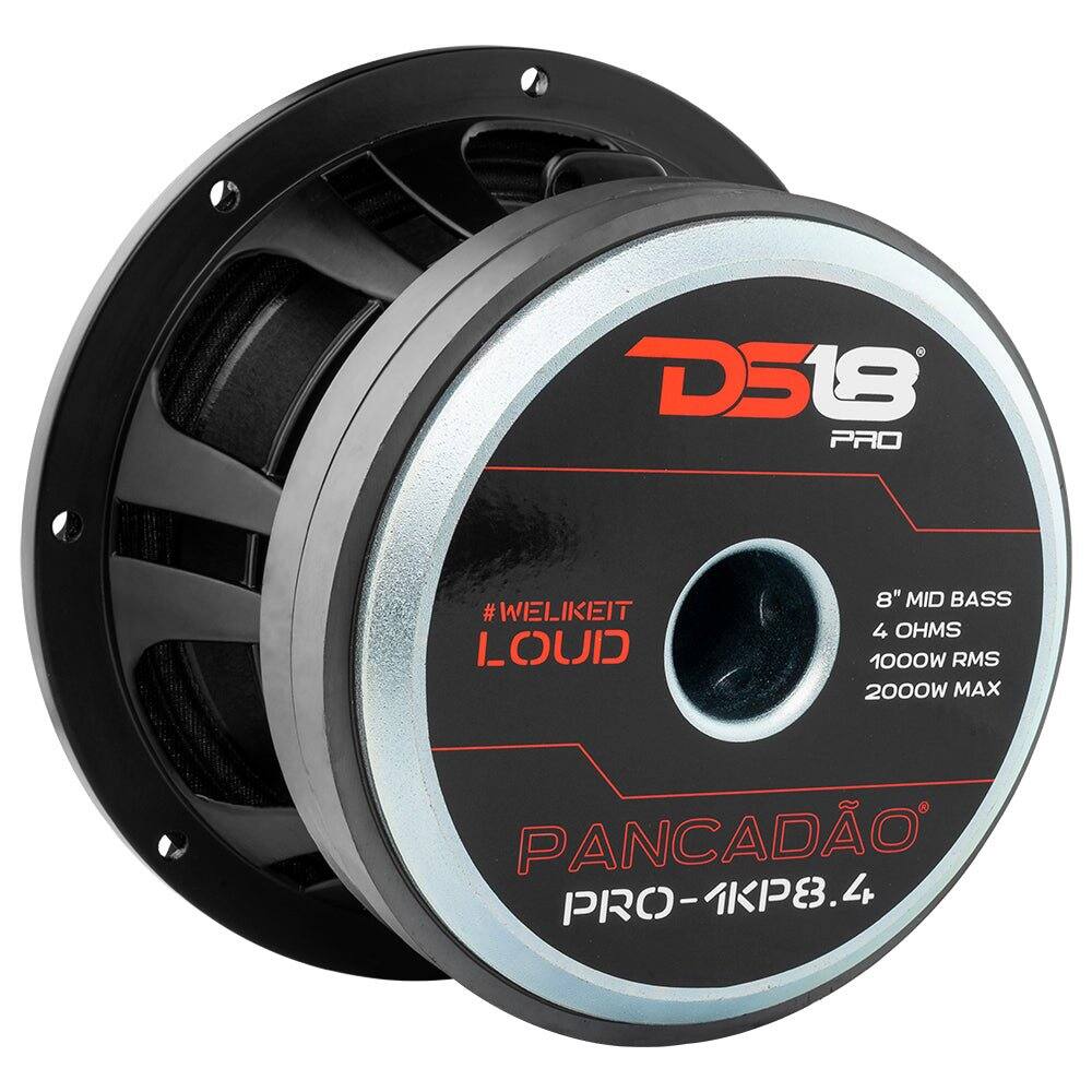 D518 PRO  
#WELIKEIT LOUD  
8" MID BASS 4 OHMS 1000W RMS 2000W MAX  
PANCADÃO PRO-1KP8.4