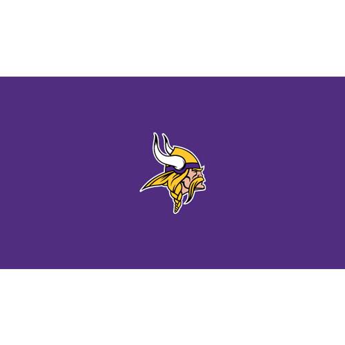 Alt View 1. Imperial - Minnesota Vikings 8' Billiard Cloth - Multicolor.