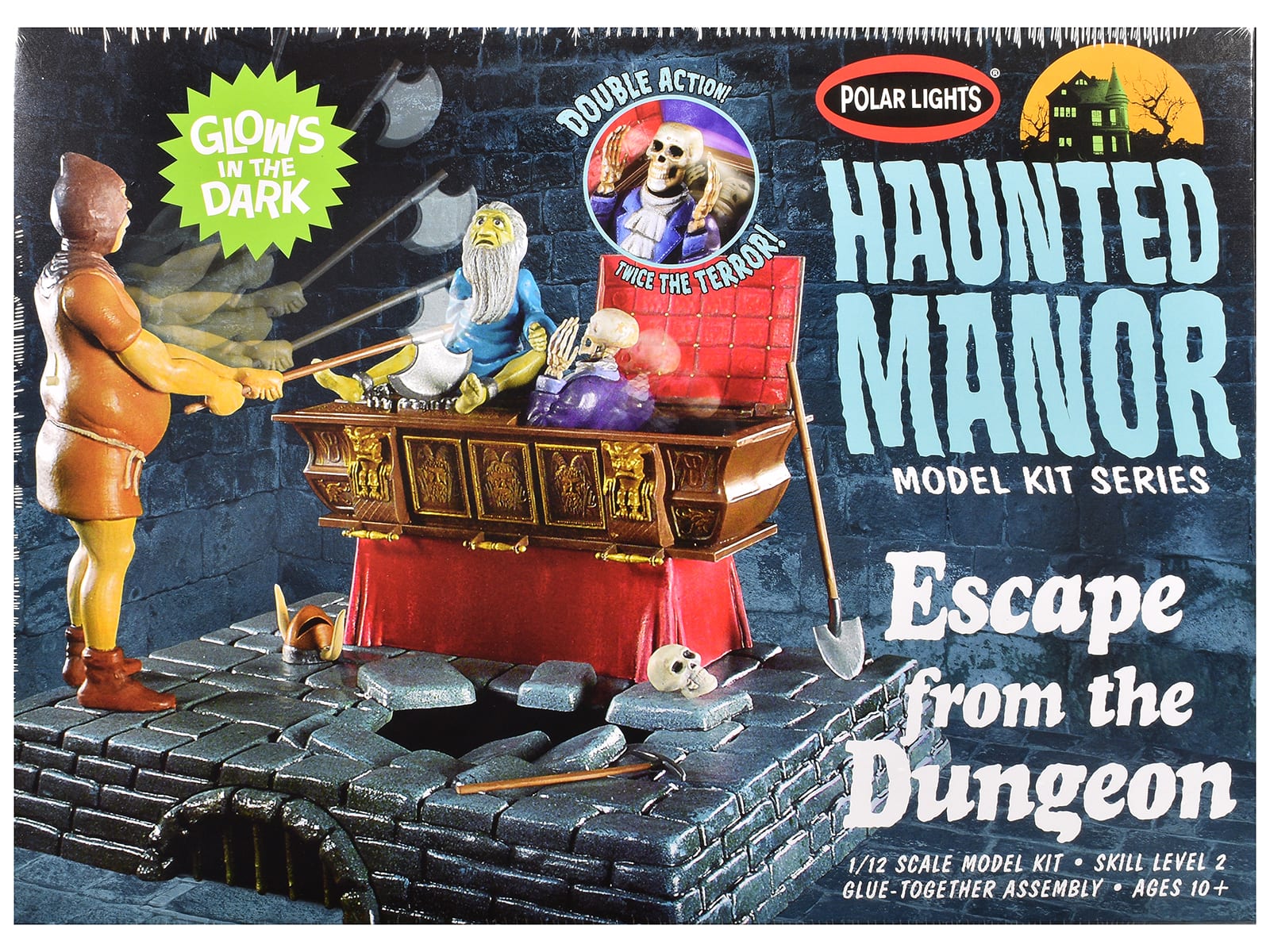 "Skill 2 Haunted Manor ""Escape from the Dungeon"" Diorama Set 1/12 Plastic Model by Polar Lights" price history on PriceWatchPro