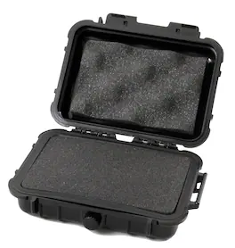 CASEMATIX - Waterproof Carrying Case for Garmin Varia RearVue 820 Bike Radar Tail Light – Travel Case with Customizable Foam - Black