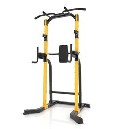 Ainfox - Pull Up Bar Station Power Tower for Home Gym Multi-Function Strength Training Workout Equipment - Yellow