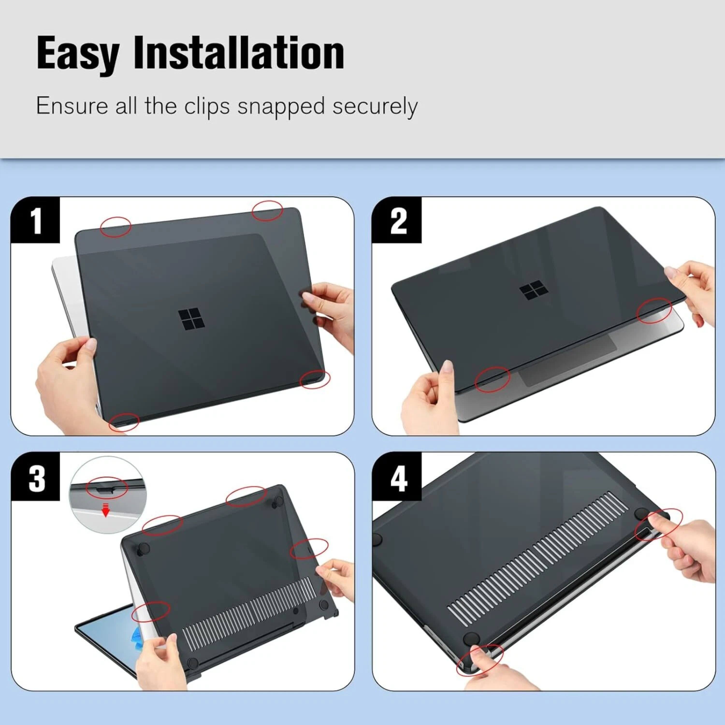 Easy Installation  
Ensure all the clips snapped securely  
1  
2  
3  
4