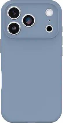 Front. OtterBox - Figura Series Hard Shell for iPhone 17 Pro - Polus Blue.