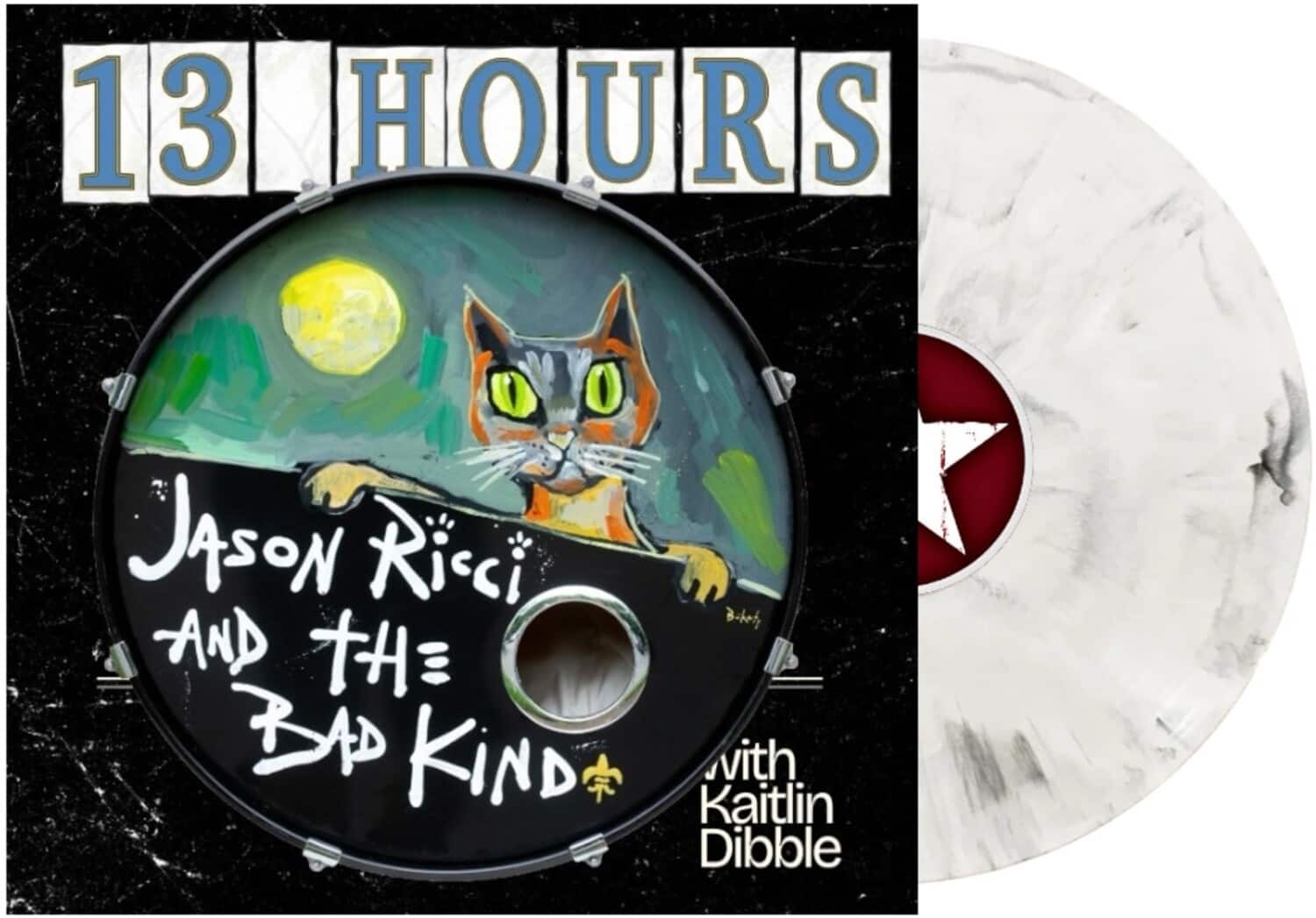 Jason Ricci & The Bad Kind - 13 Hours (White Marble Vinyl)   - VINYL LP price history on PriceWatchPro
