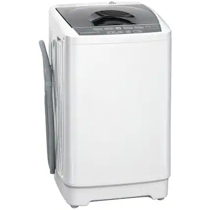 Front. Homcom - Washer, Portable Washing Machine - White.