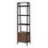 Left. OSP Home Furnishings - Lancaster 72" Ladder Bookcase - Majestic Walnut.
