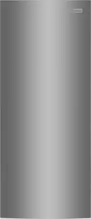 Front. Frigidaire - 13 Cu. Ft Garage Ready Upright Freezer - Fingerprint-Resistant Stainless Steel Look.