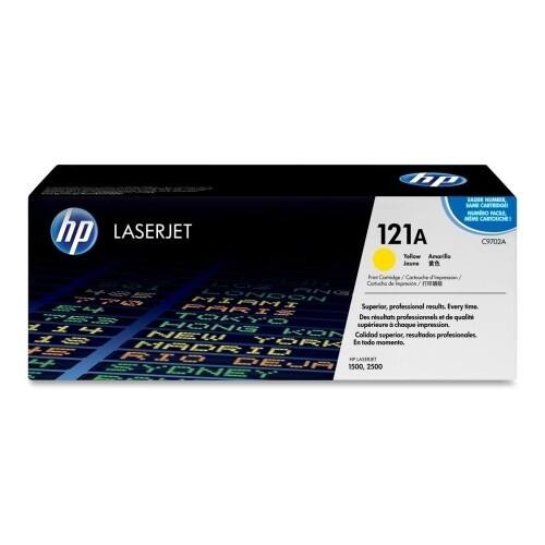 Front Standard. HP - Toner Cartridge - Yellow.