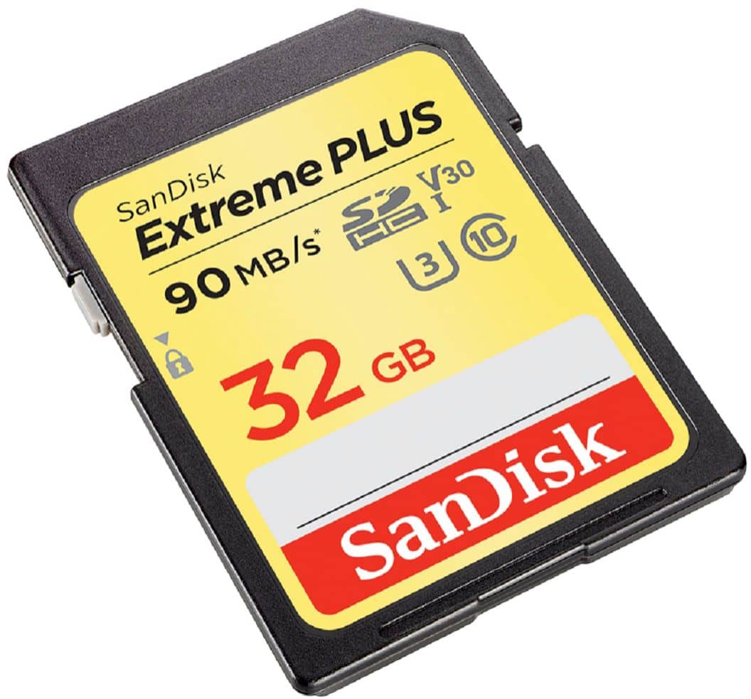 Alt View 11. SanDisk - Extreme PLUS 32GB SDHC UHS-I Memory Card - Black.