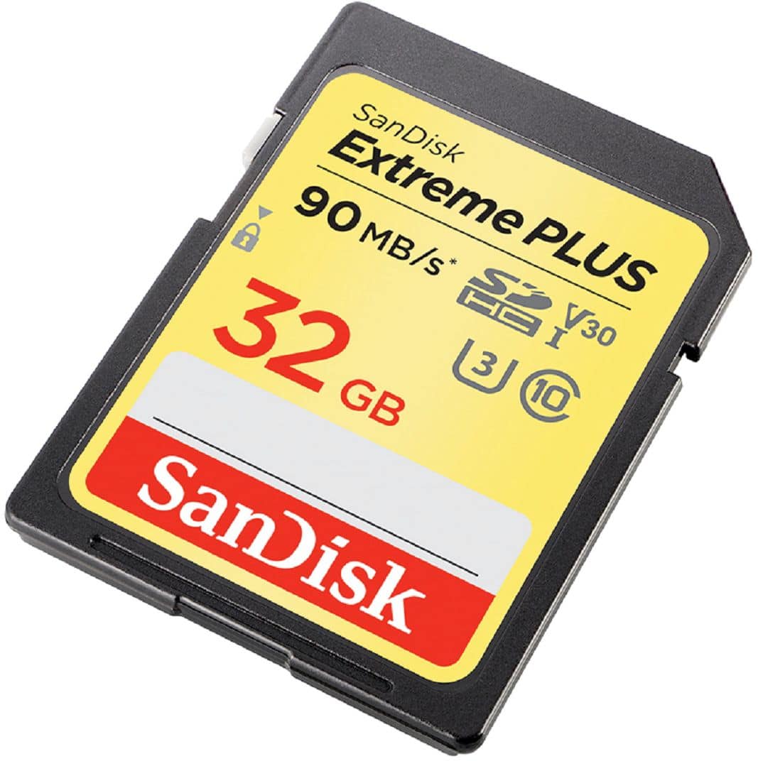 Alt View 12. SanDisk - Extreme PLUS 32GB SDHC UHS-I Memory Card - Black.