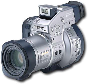 Angle Standard. Sony - 2.1-Megapixel Mavica CD-R Disc Digital Camera.