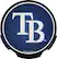 Front Standard. Rico - Tampa Bay Rays Power Decal.