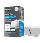 GE - Cync Indoor Smart Plug, Works with Alexa and Google Home - White