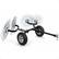 Front. Yard Tuff - Yard Tuff Acreage Rake, Steel Tow Behind Dethatcher for Lawn & Garden, 48 Inch - Black.