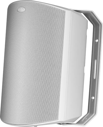 Angle. Polk Audio - Atrium6 5-1/4" Outdoor Speakers (Pair) - White.