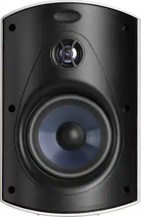 Front. Polk Audio - Atrium6 5-1/4" Outdoor Speakers (Pair) - White.
