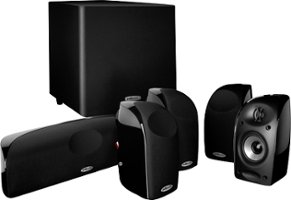 Polk Audio - Blackstone TL1600 5.1-Channel Home Theater Speaker System - Black - Front_Zoom