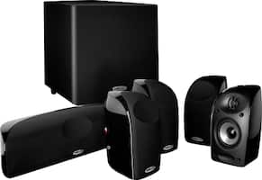 Polk Audio - Blackstone TL1600 5.1-Channel Home Theater Speaker System - Black - Front_Standard