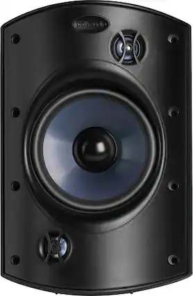 Front. Polk Audio - Atrium8 SDI 6-1/2" Outdoor Speaker (Each) - Black.