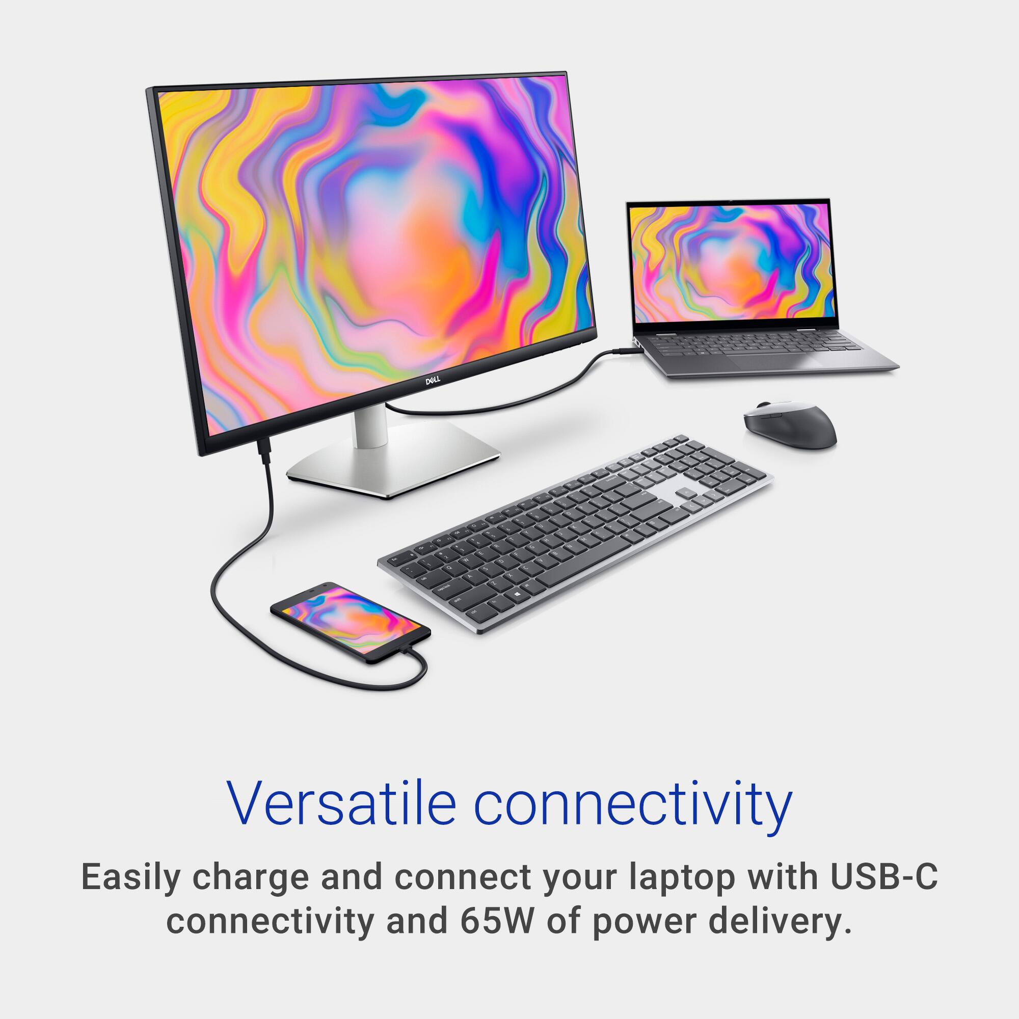 Versatile Connectivity: Easily charge and connect your laptop with USB-C connectivity and 65W of power delivery.