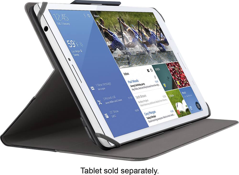 Angle. Belkin - Classic Case for Samsung Galaxy Tab A 8" - Phantom.