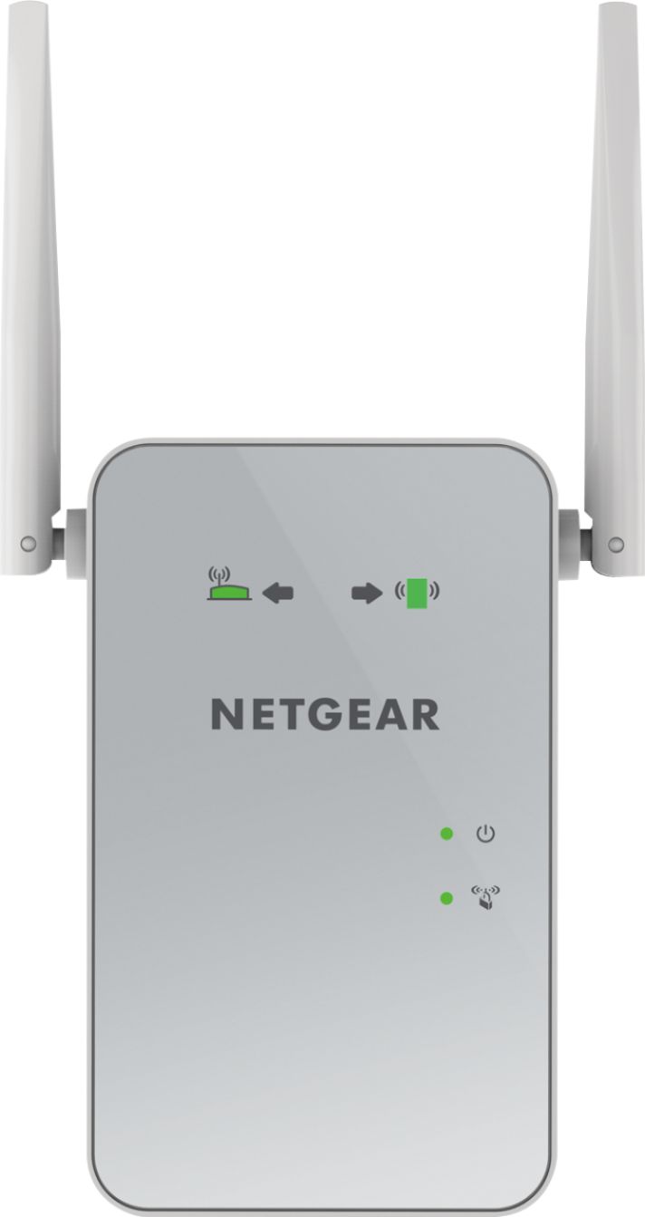 Uregelmæssigheder tyran punkt NETGEAR AC1200 Dual-Band Wi-Fi Range Extender White EX6150-100NAS - Best Buy