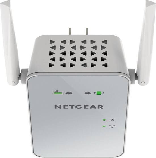 Alt View Zoom 11. NETGEAR - AC1200 Dual-Band Wi-Fi Range Extender - White.