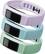 Angle. Garmin - Serenity Accessory Bands for vívofit 2 Activity Trackers (3-Pack) - Mint/Cloud/Lilac.