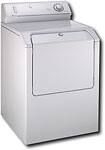 Front Detail. Maytag - Atlantis Electric Dryer - White.