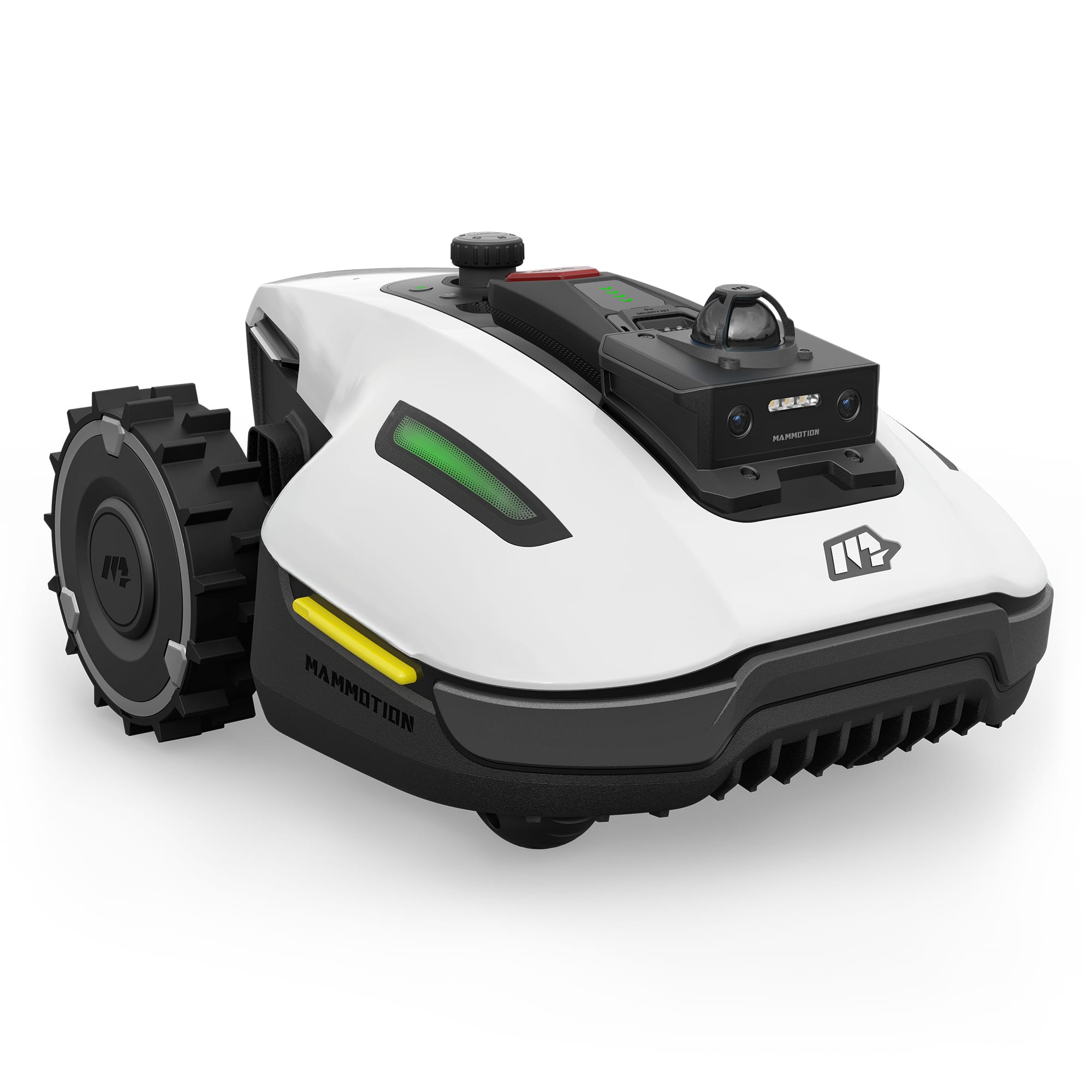 MAMMOTION - YUKA mini 2 1000H Robot Lawn Mower, 0.25 acre, LiDAR 360°+ AI Vision, DropMow, Cutting Heights 2.0-3.5in - White
