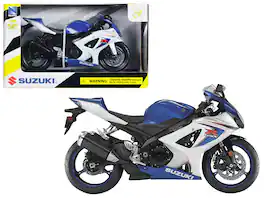 2008 Suzuki GSX-R1000 Blue Bike Motorcycle 1/12 by New Ray