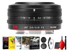 Viltrox - AF 26mm f/2.8 FE Lens for Sony E Full Frame Pancake Prime - Black