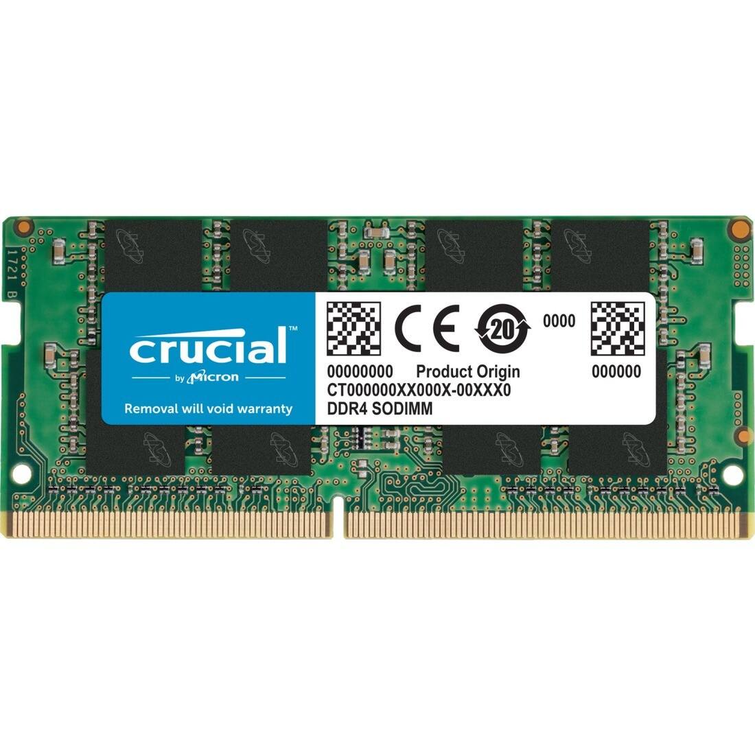 1721 B 0000 crucial CE 20 Micron 00000000 Product Origin 000000 by CT000000XX000X-00XXX0 Removal will void warranty DDR4 SODIMM

crucial by Micron
Removal will void warranty

CT000000XX000X-00XXX0
DDR4 SODIMM

00000000
Product Origin
000000