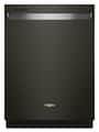 Whirlpool - 24” Stainless Steel Dishwasher with AI Intelligent Wash - 47 dBA .- Print Resistant Black Stainless - Print Resist Blk Stnlss