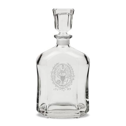 Front. Jardine - Georgetown Hoyas 23.75oz. Crystal Decanter - Multicolor.