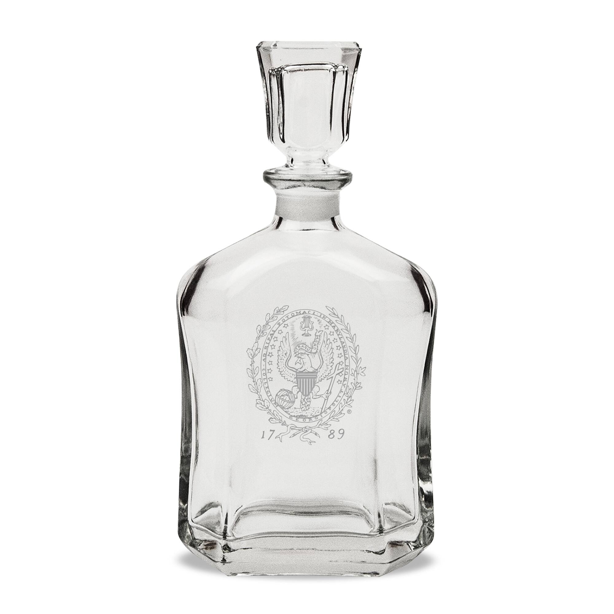 Front. Jardine - Georgetown Hoyas 23.75oz. Crystal Decanter - Multicolor.