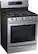 Angle. Samsung - 5.8 cu. ft. Freestanding Gas Range with True Convection - Stainless steel.