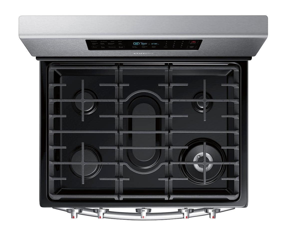 Best Buy Samsung 5.8 cu. ft. Freestanding Gas Range with True